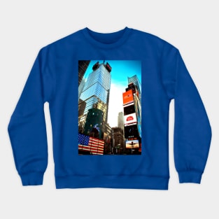 New York City Times Square America Crewneck Sweatshirt